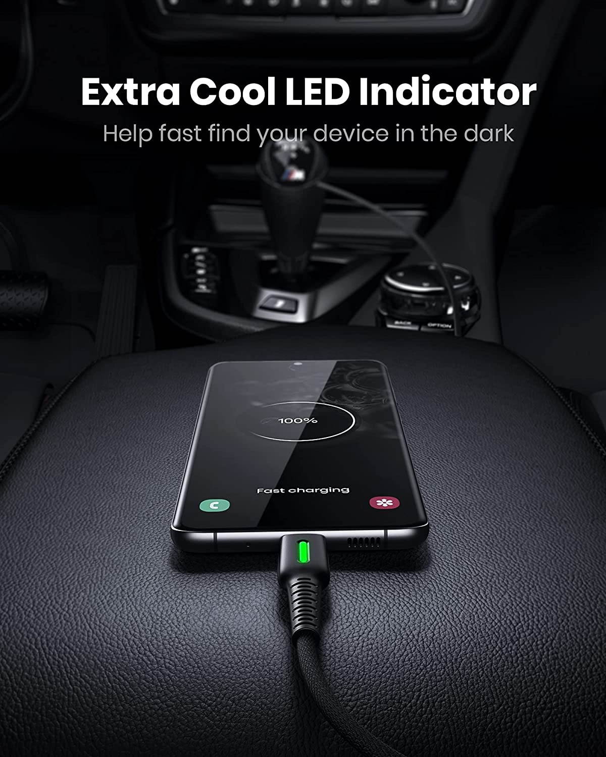 USB C Cable [5 Pack 3.1A] QC 3.0 Fast Charging USB Type C Cable INIU (3.3+3.3+6+6+10ft) Nylon Braided Phone Charger USB-C Cable for Samsung Galaxy S20 S10 S9 S8 Plus Note 10 LG Google Pixel Moto etc