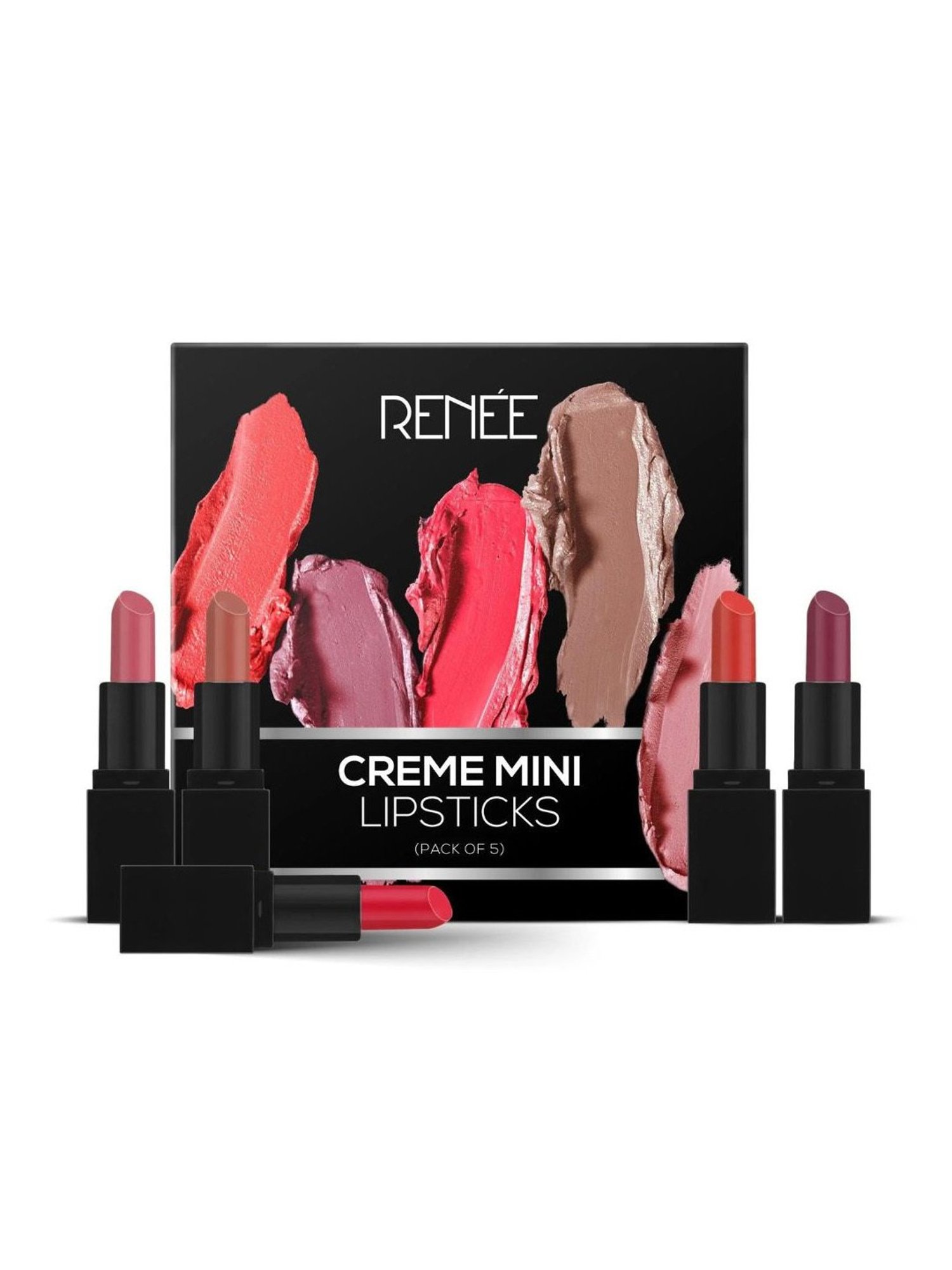 Renee Creme Mini Lipsticks Pack Of 5 - 8.25 gm