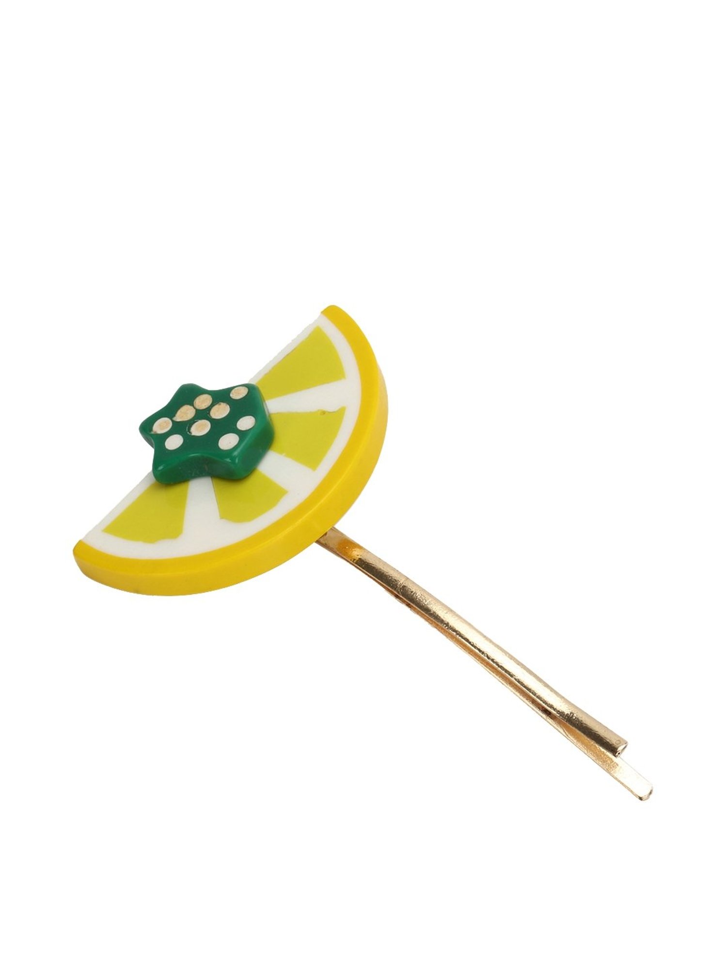 Golden Embellished Hair Clip - Set of 3