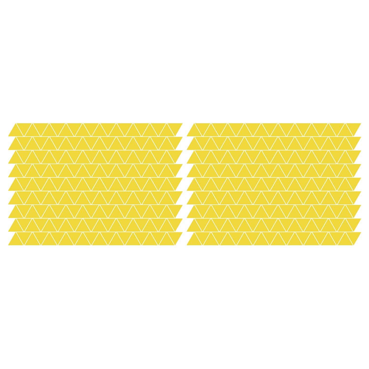 LiteMark 2 Inch Black Removable Triangle Decals - Pack of 84