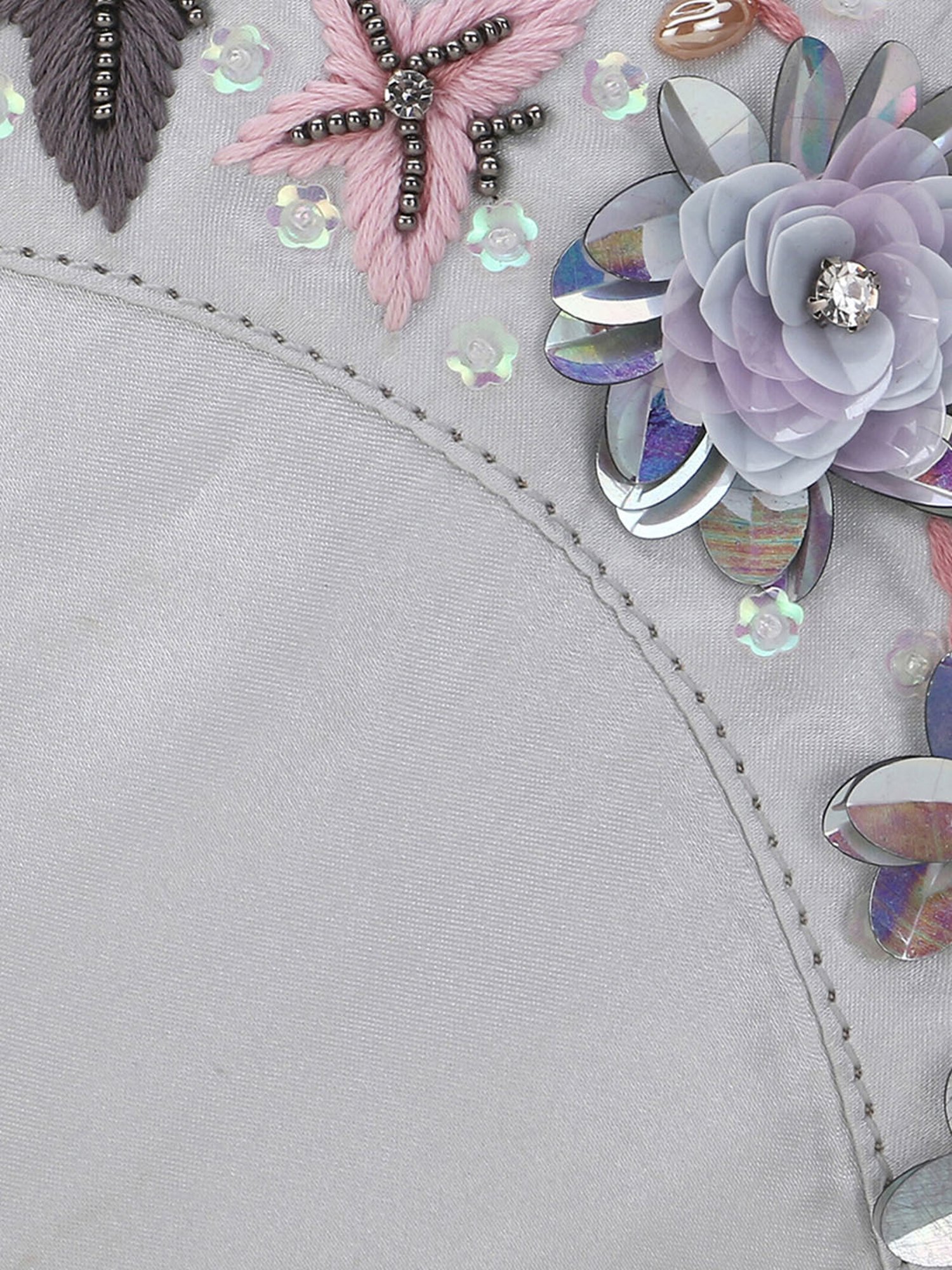 Call It Spring Silver Embellished Potli