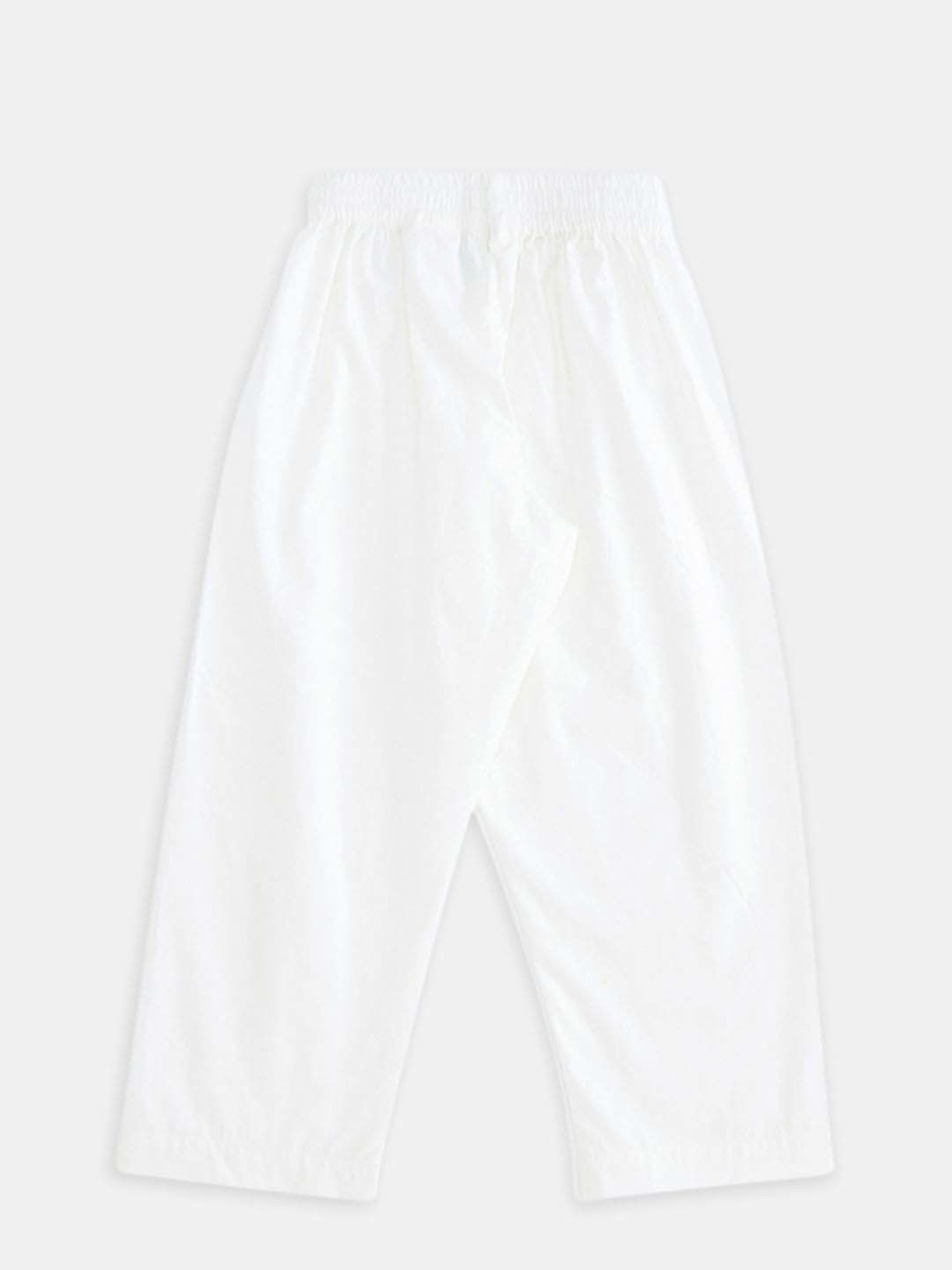 Indus Route by Pantaloons Kids Mint Green & White Cotton Regular Fit Full Sleeves Kurta Set