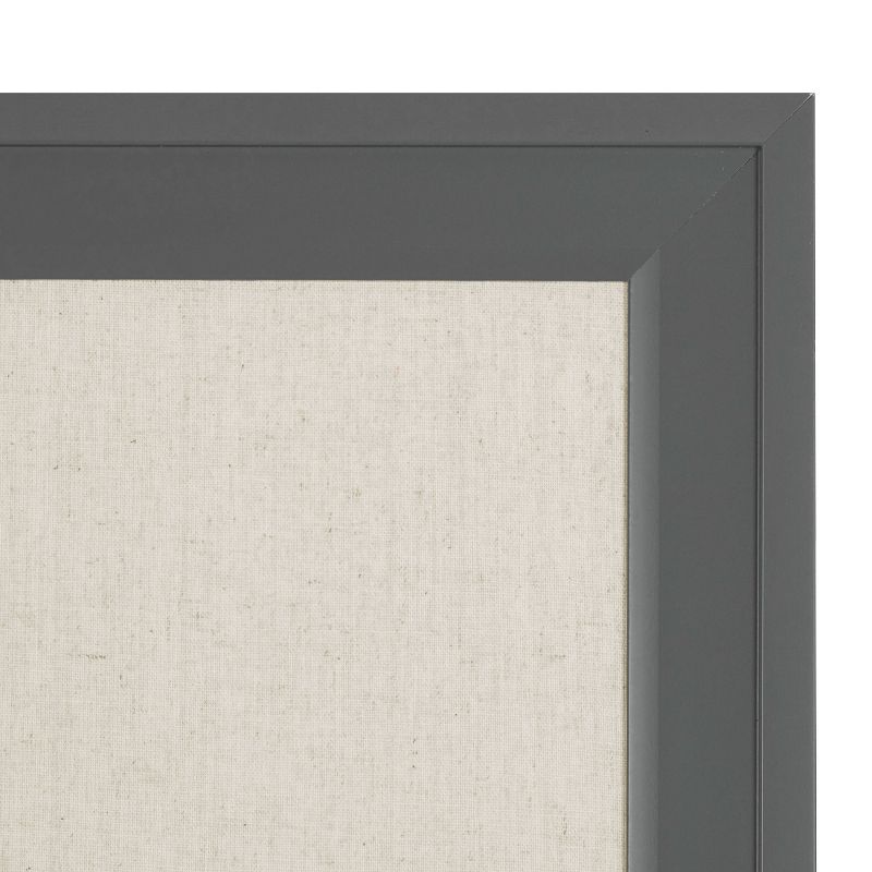 23.5" x 29.5" Bosc Pinboard Walnut Brown - DesignOvation