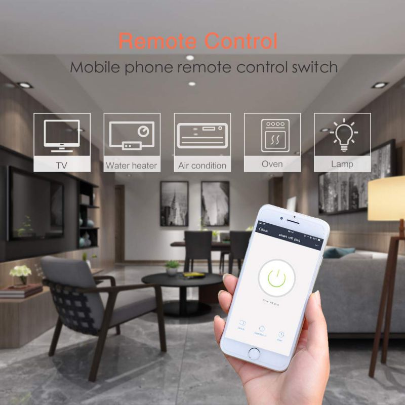 Avatar Controls Smart Mini Wifi Plug WiFi Outlet Socket Remote Control Timer/On/Off Switch, Work with Alexa / Google Home