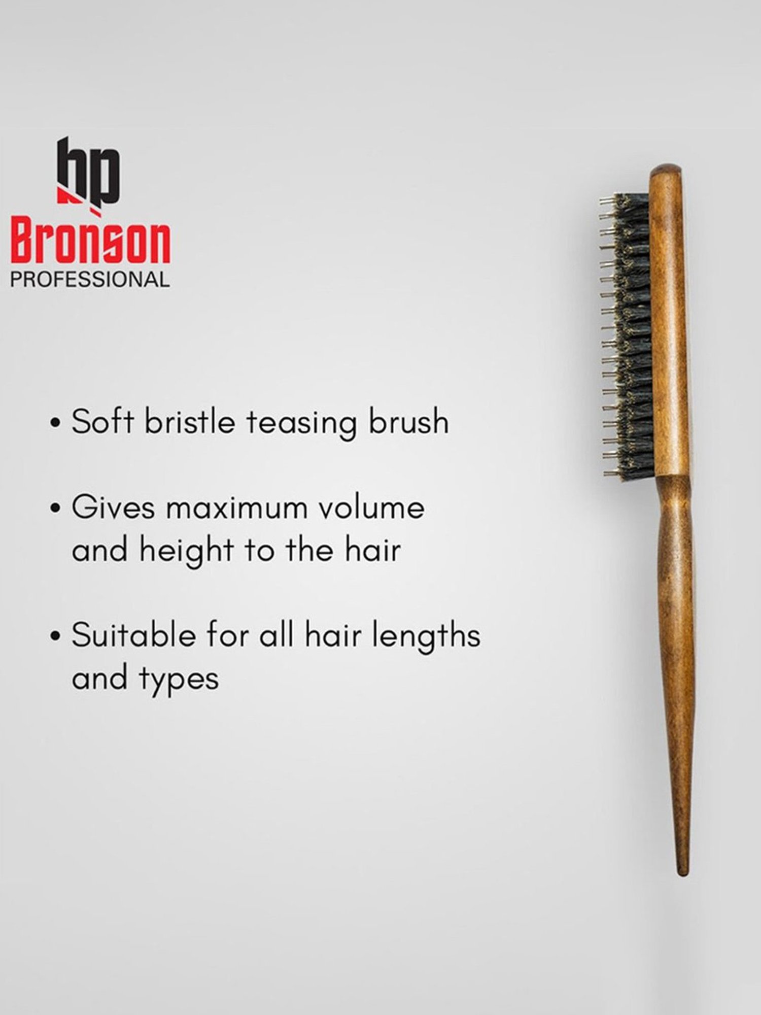Bronson Professional Back Combing Teasing Brush