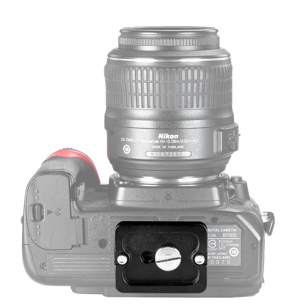 Neewer&reg; DC-38Q Screw Knob Clamp Quick Release Plate + Metal PU-50 Universal Quick Release Plate Fits Arca-Swiss Standard