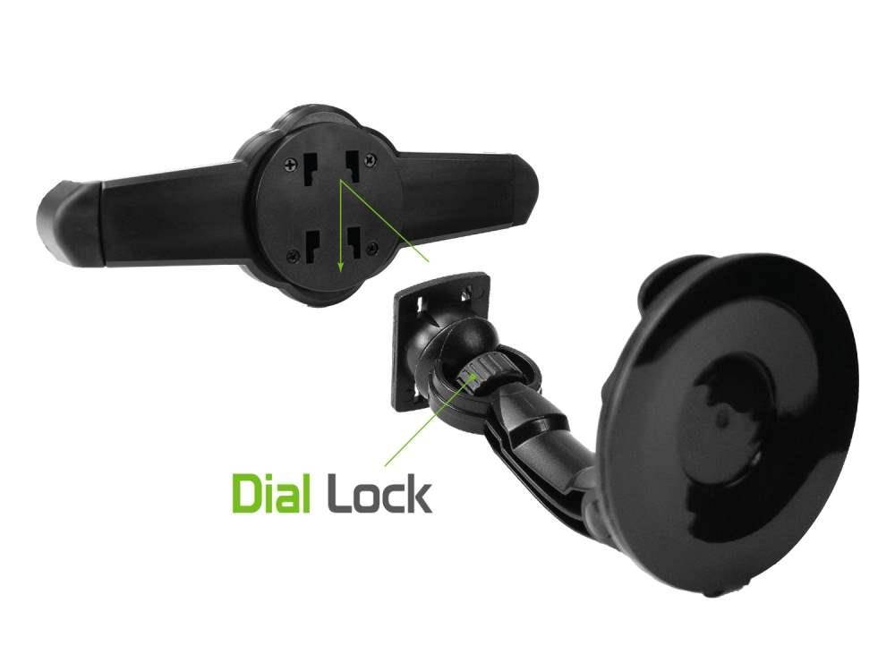 Cellet Car Windshield Mount Holder w/ Extra Large Suction Cup for Tablets