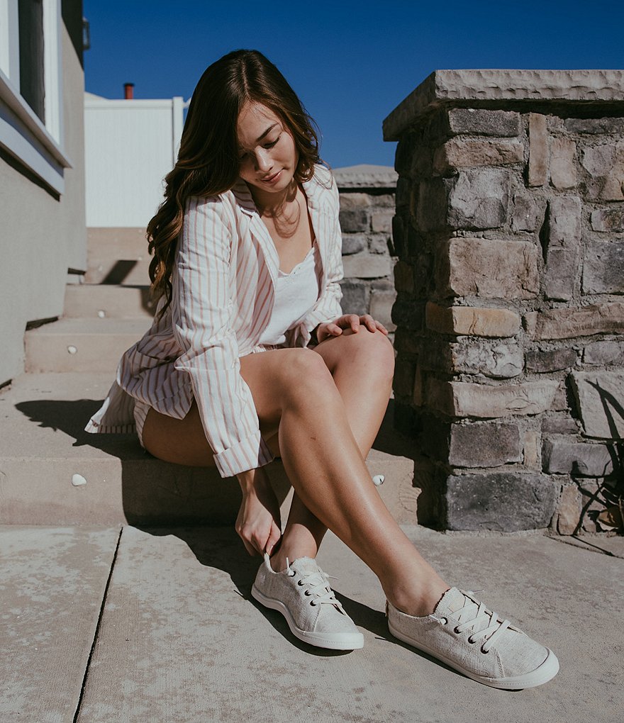 Roxy Bayshore III Canvas Slip-On Sneakers