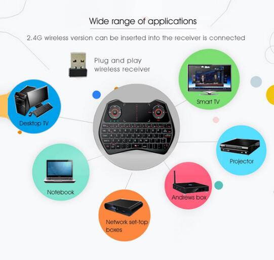 Rii mini i28c 2.4 GHz Wireless Keyboard for Laptop PC Smart TV