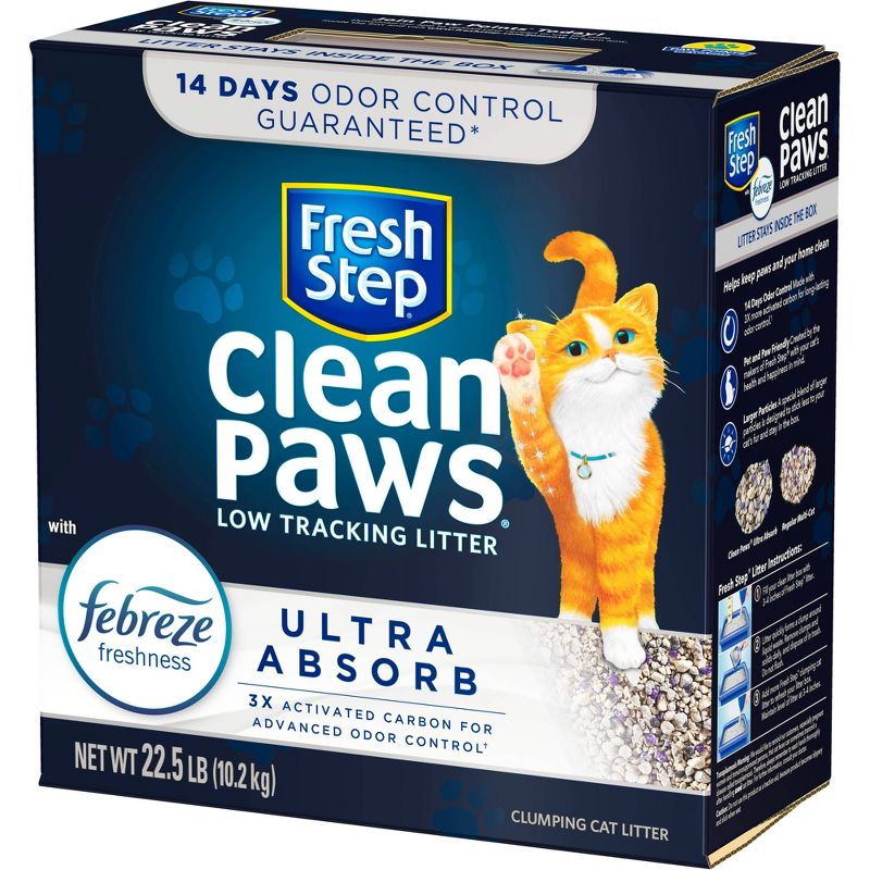 Fresh Step Clean Paws Ultra-Absorb - 22.5lbs