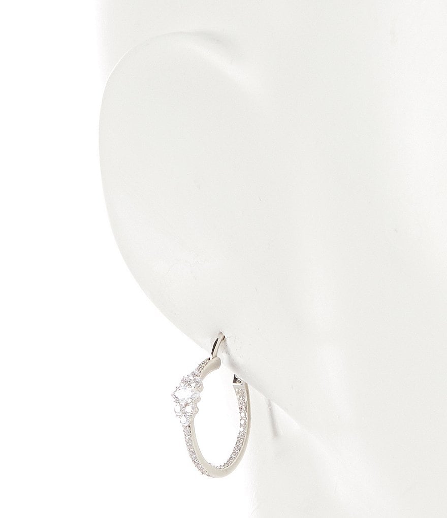 Nadri Lavande Hoop Earrings