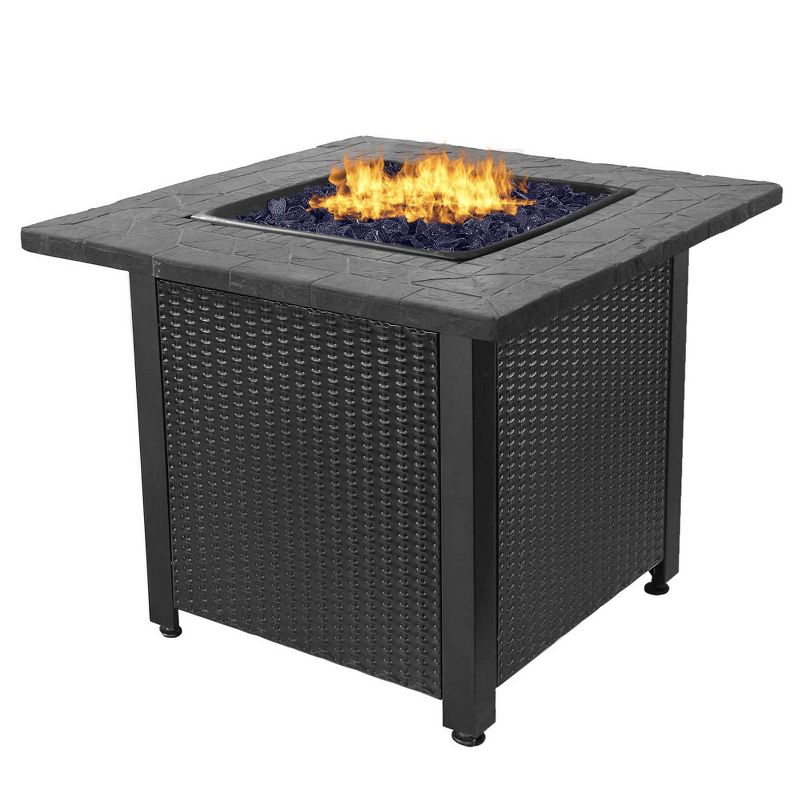 Endless Summer GAD1401GB 30 inch All Weather Outdoor Patio LP Gas Fire Pit Table