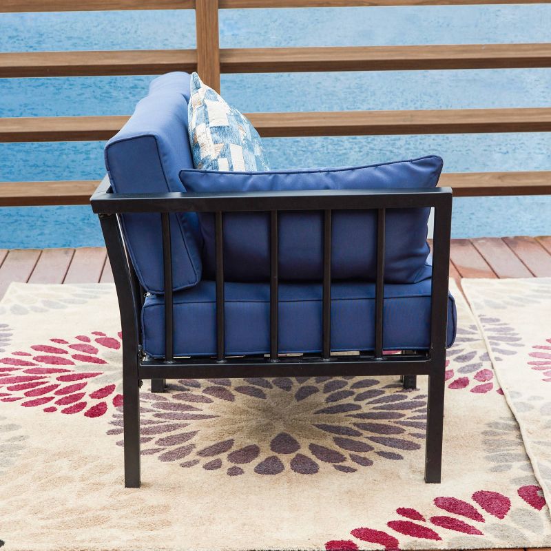Corner Armless Patio Loveseat - Patio Festival