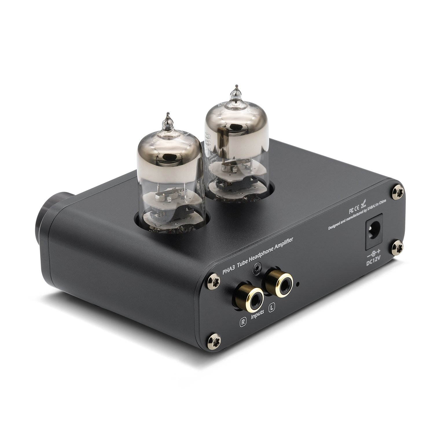 Sabaj PHA3 Vacuum Tube Headphone Amplifier 2X6J9 Low Ground Noise Integrated Stereo Amp Audio HiFi Output Protection for Headphone
