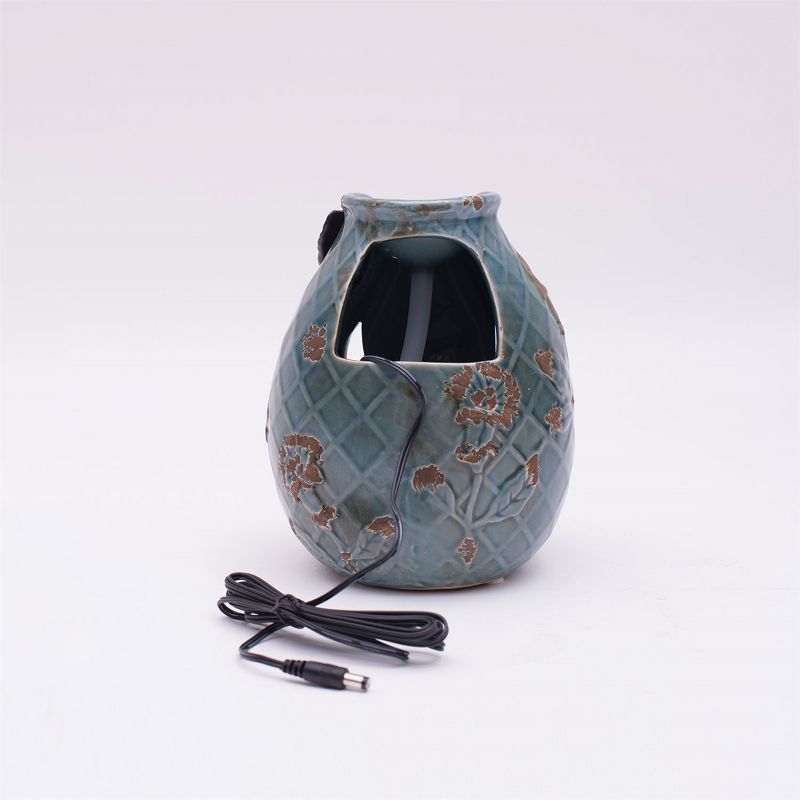 Ceramic Cascading Vines Garden Fountain - Acorn Hollow