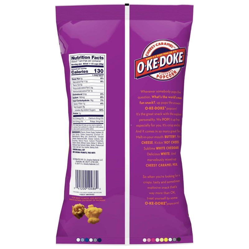 O-Ke-Doke Cheesy Caramel Popcorn - 8oz