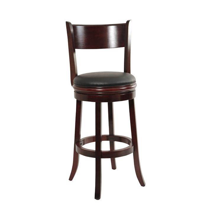 Boraam 29" Palmetto Swivel Stool in Eng. Tudor Finish