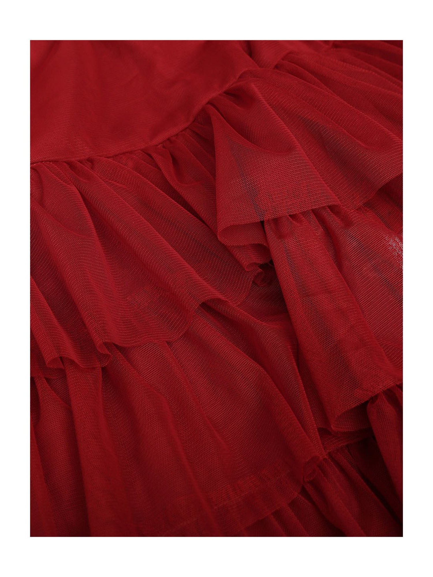 TWISHA Kids Yellow & Maroon Embellished Top with Sharara