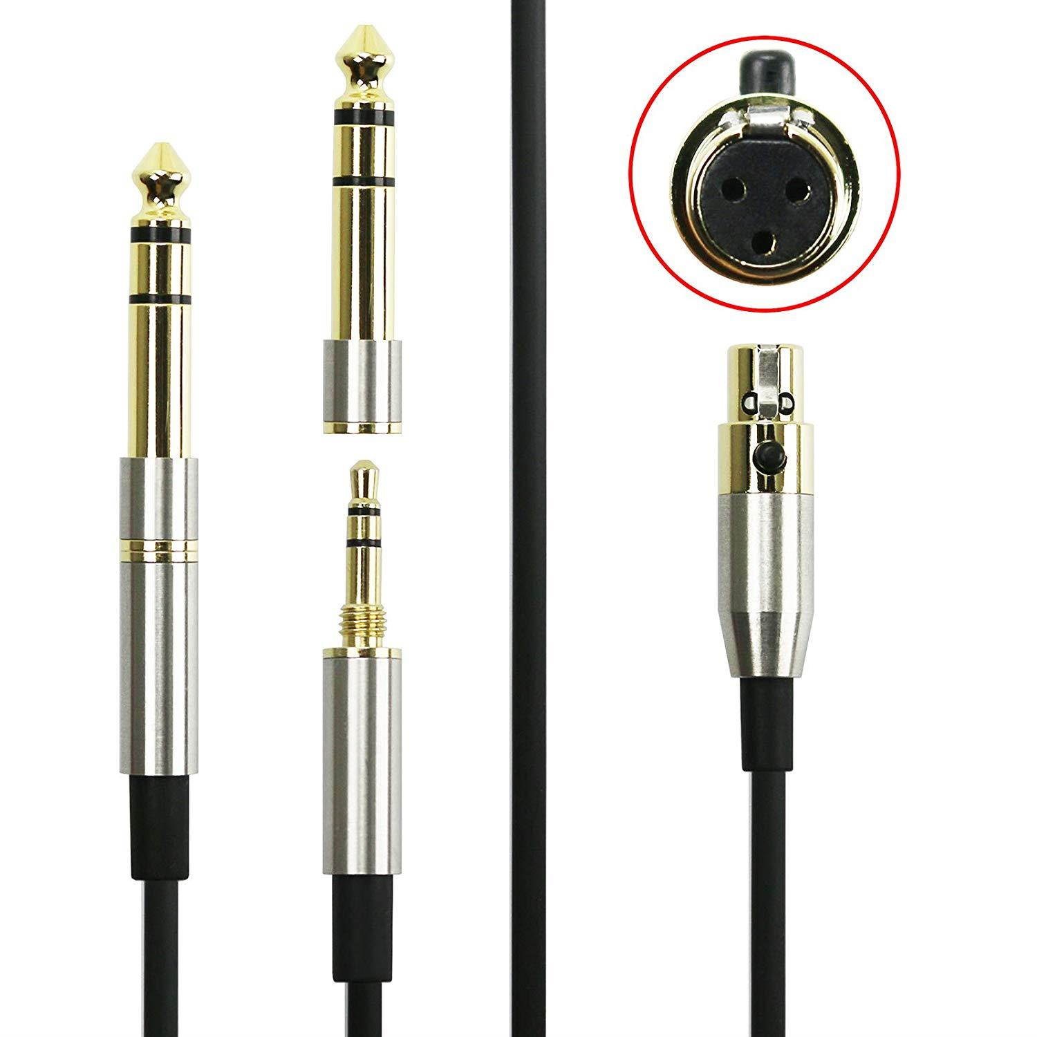 NewFantasia Replacement Audio Upgrade Cable Compatible with AKG K240, K240S, K240MK II, Q701, K702, K141, K171, K181, K271s, K271 MKII, M220, Pioneer HDJ-2000 Headphones 3meters/9.9feet
