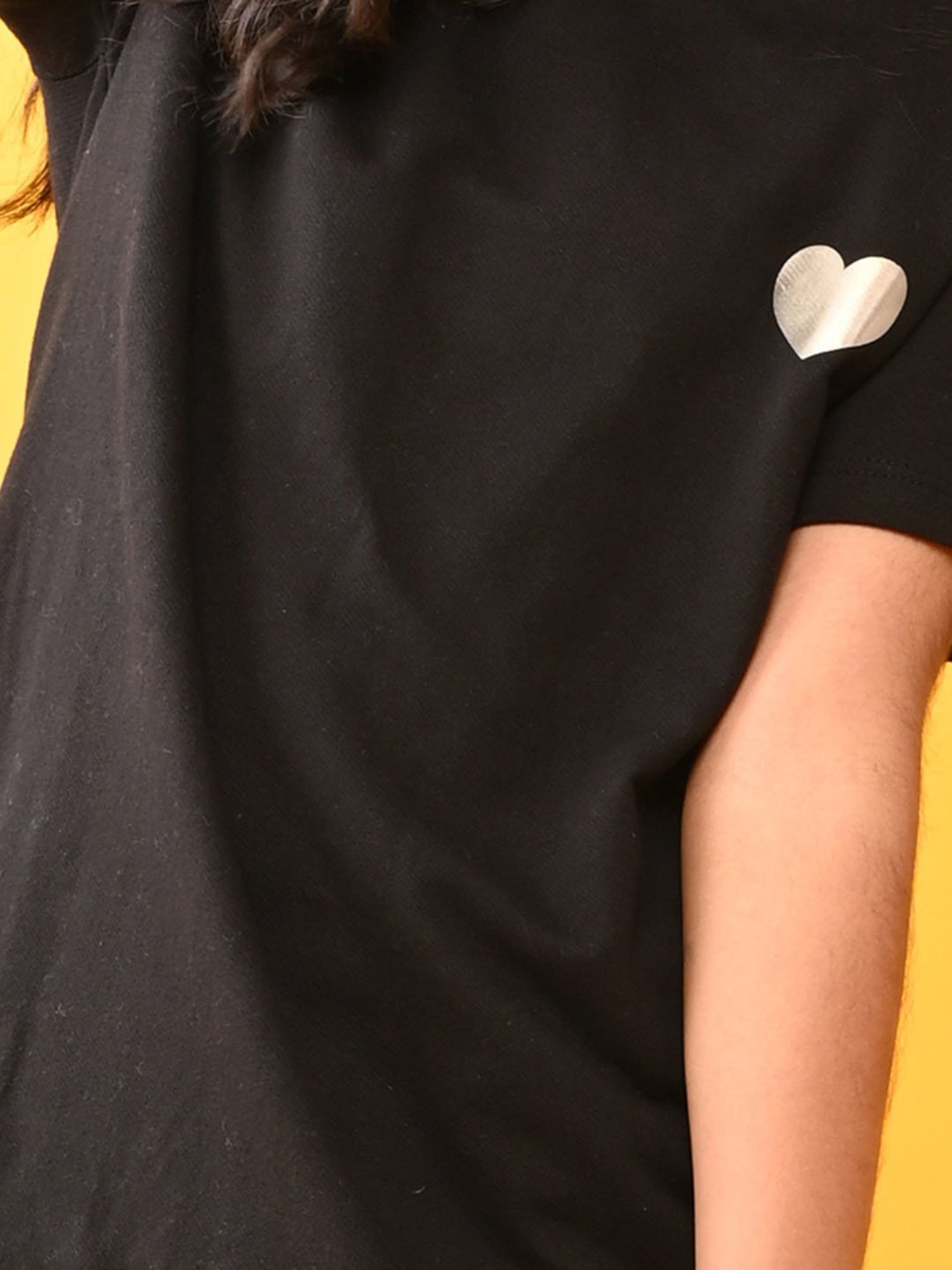 Jockey Girls Black Printed Shorts