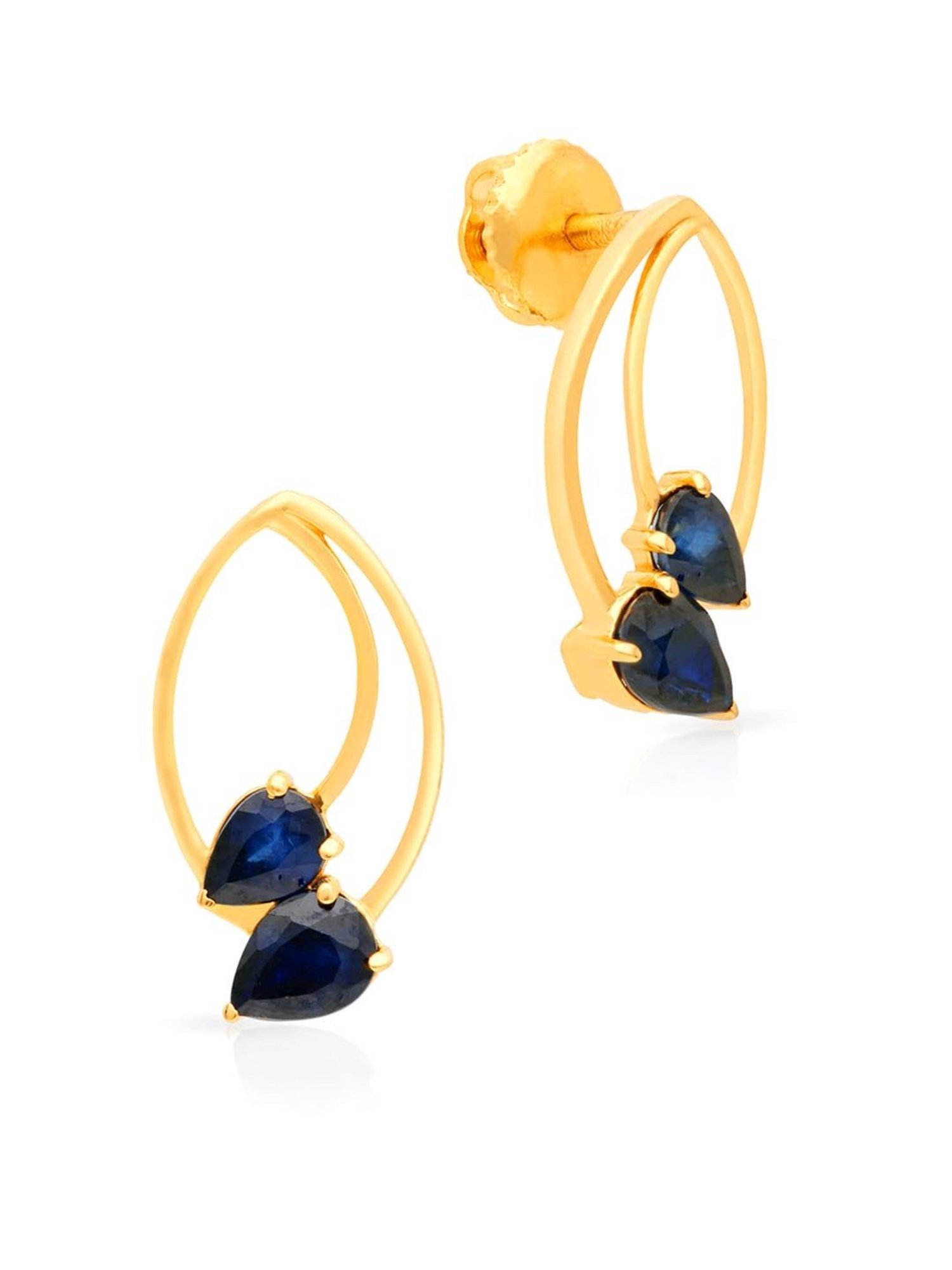 Malabar Gold and Diamonds 22k Gold Earrings for Women