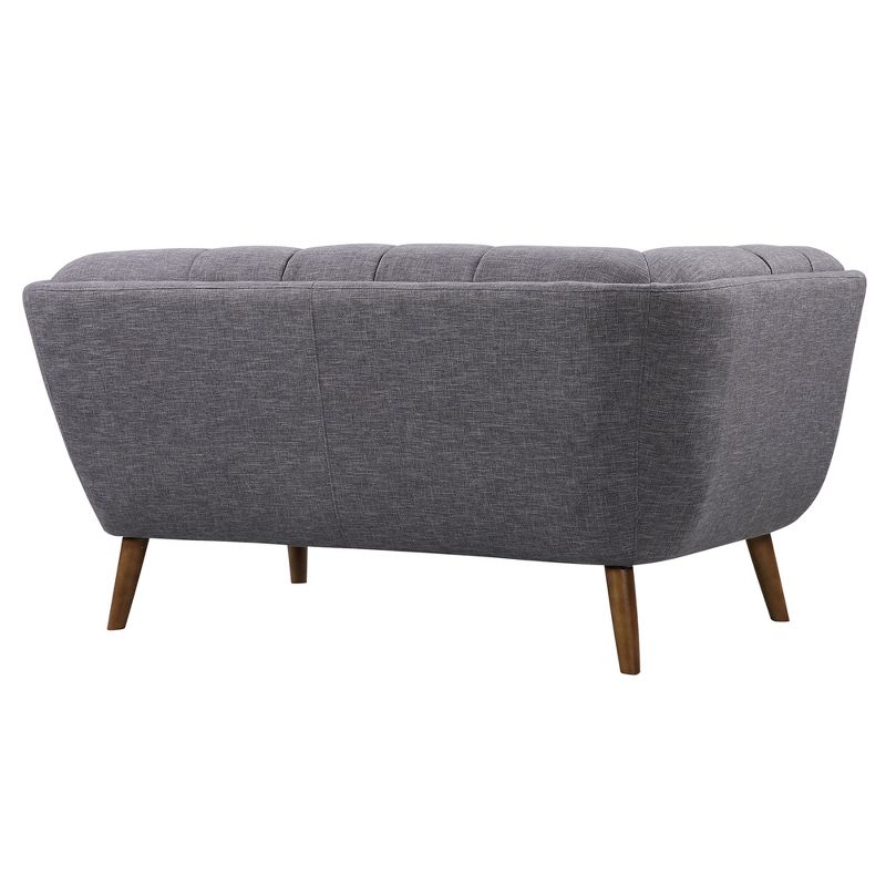 Ali Upholstered Loveseat Dark Shadow Blue - HOMES: Inside + Out