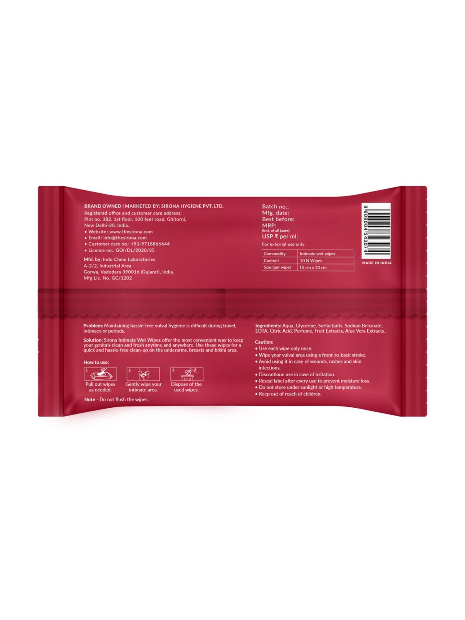 CARMESI Menstrual Cup With Pouch - Small