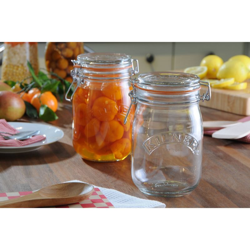 Kilner 34oz Clip Top Round Jar