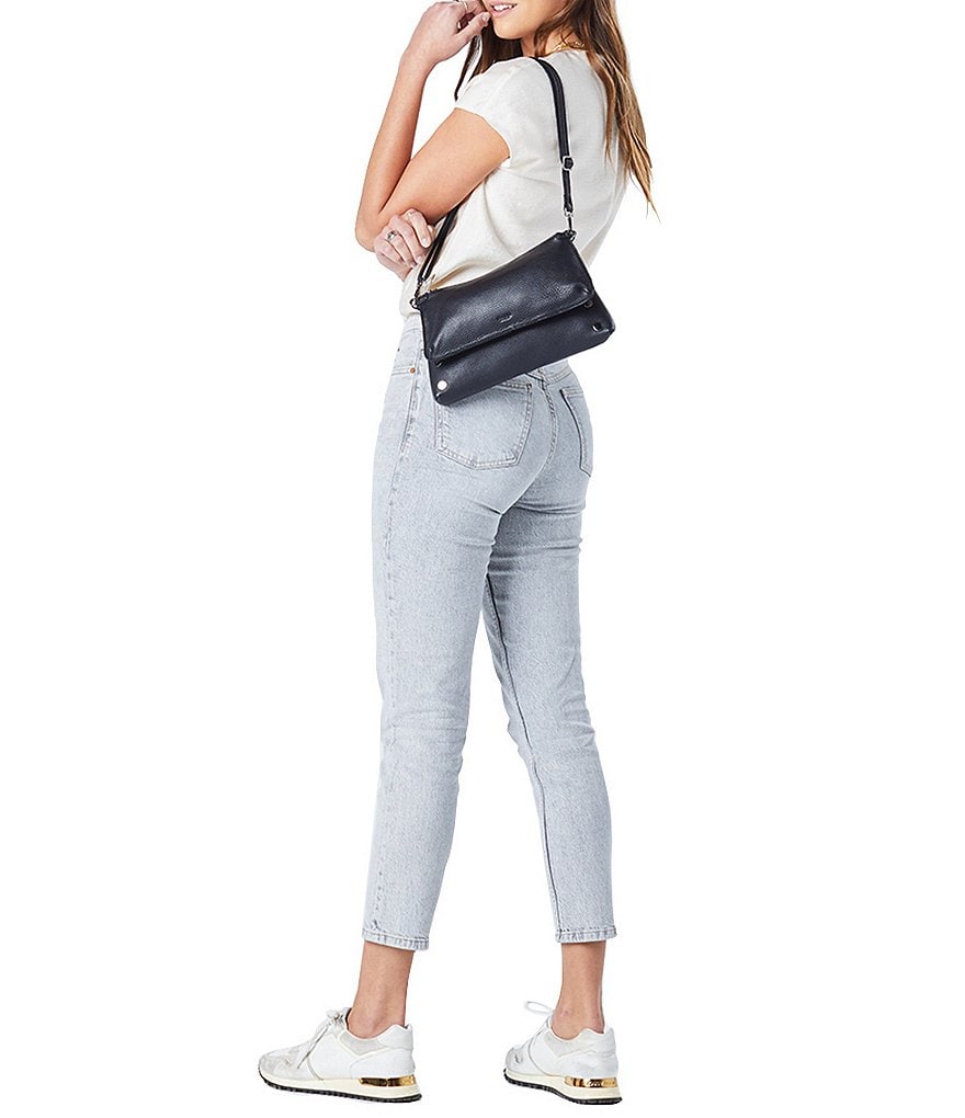 Hammitt Nathan Pebble Leather Double Pouch Crossbody Bag