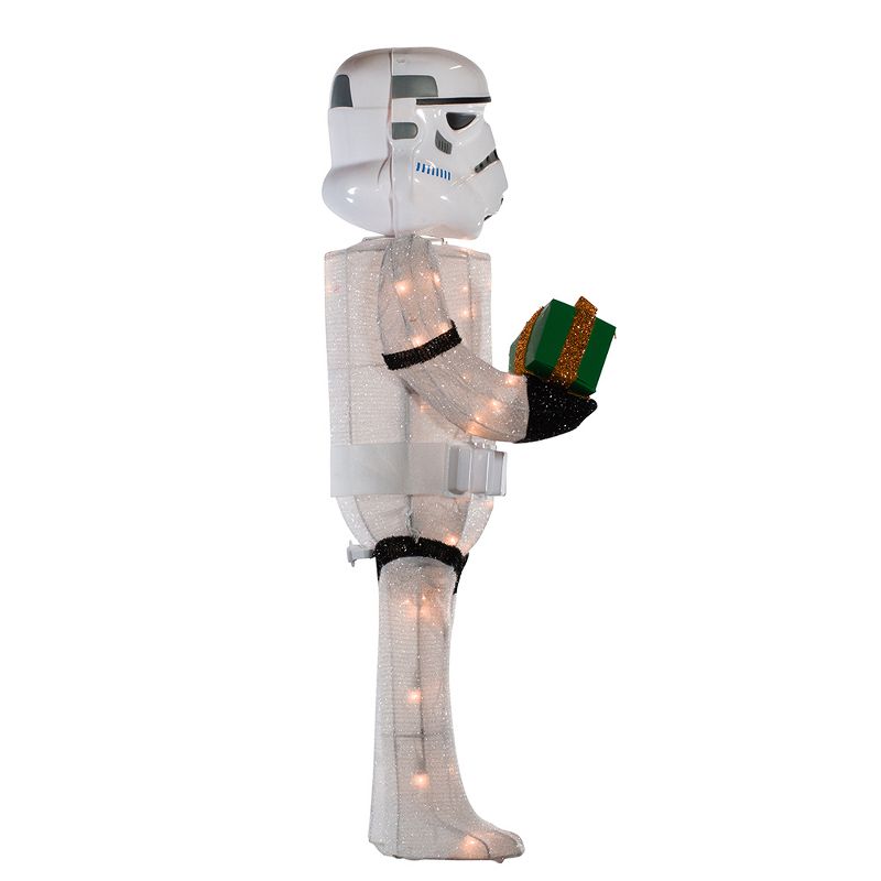 Kurt Adler 36-Inch Star Wars Stormtrooper Light-Up Tinsel Lawn D'ecor