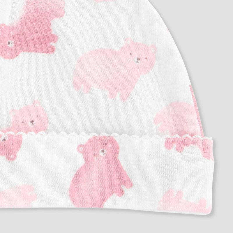 Baby Girls' 3pk Cap - Just One You® made by carter's Pink One Size