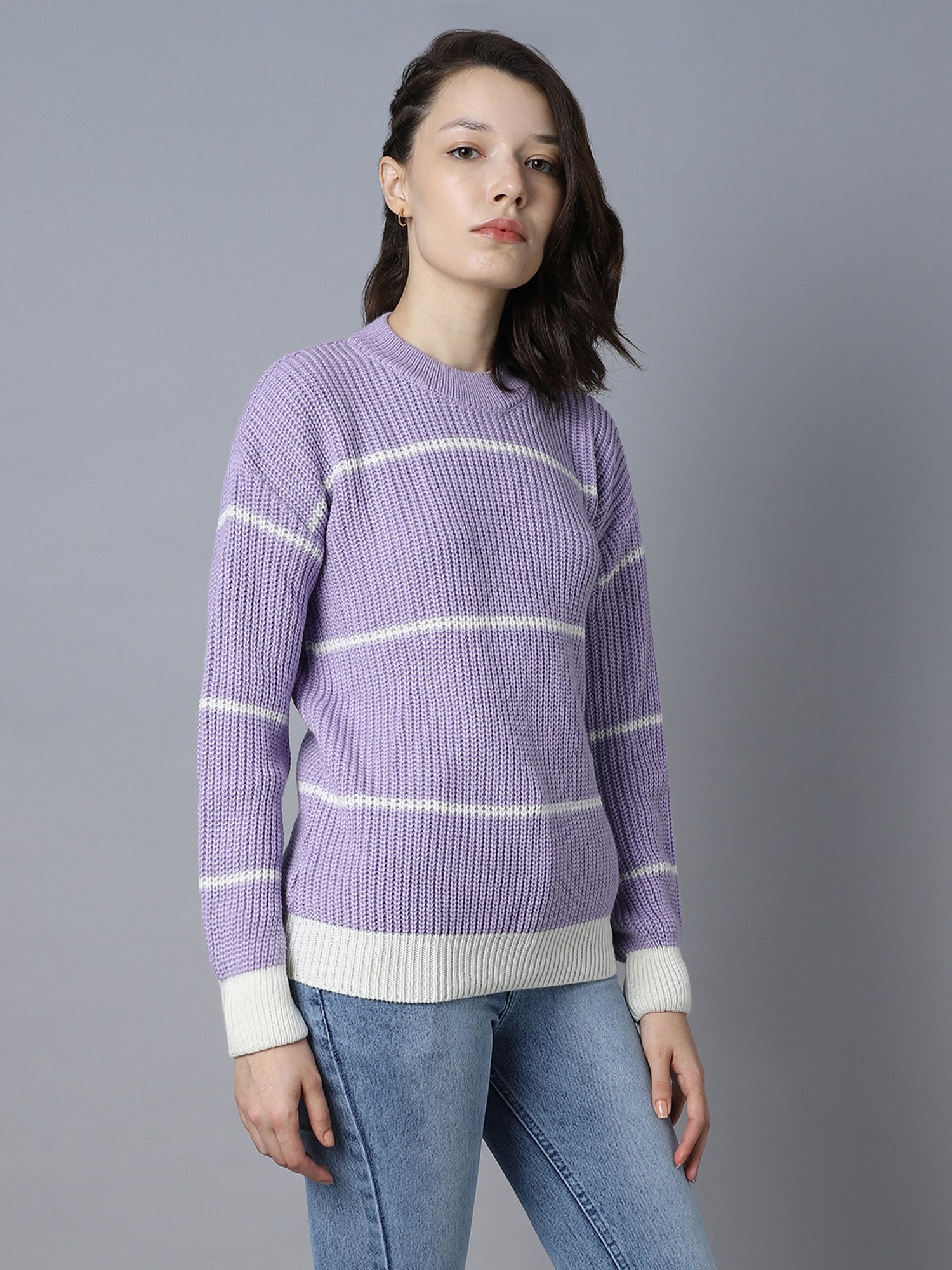 High Star Multicolor Striped Sweater
