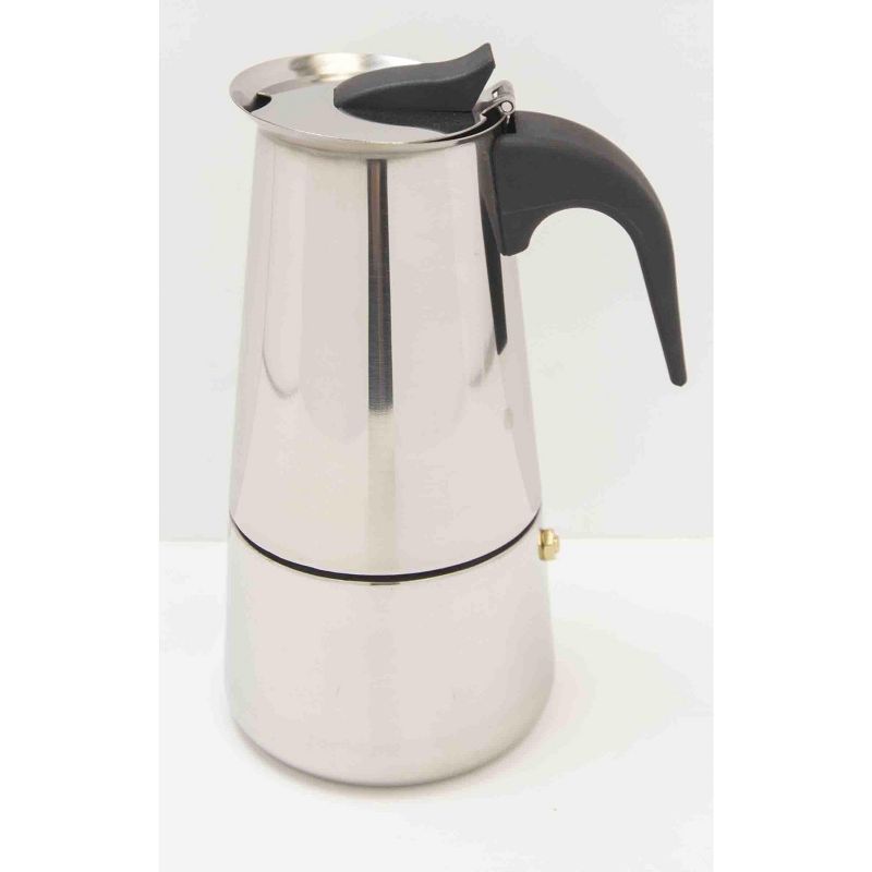 Bialetti 3 Cup Moka Stovetop Espresso Maker - Silver