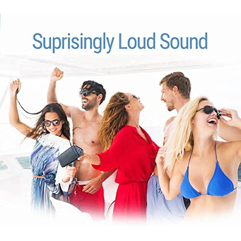 OontZ Angle 3 Bluetooth Speaker IPX5 Water Resistant (Black) by Cambridge SoundWorks