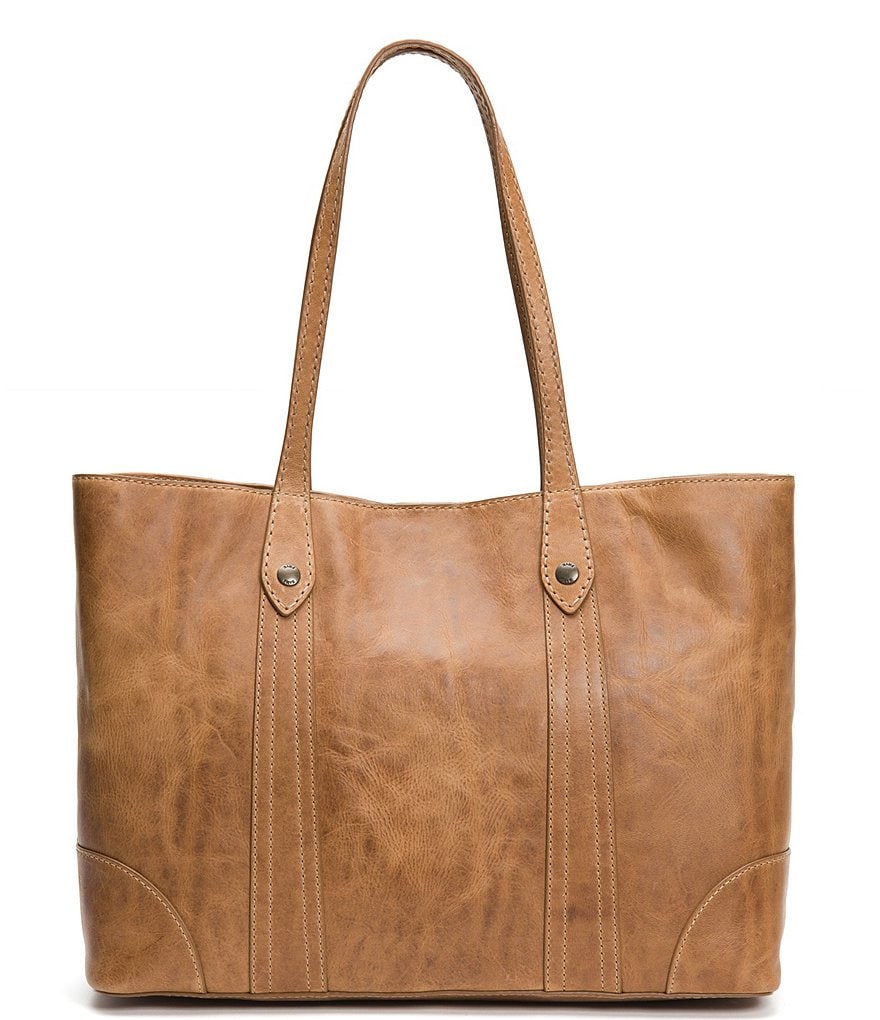Frye Melissa Washed Leather Shopper Tote Bag