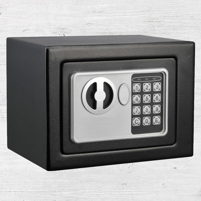Digital Security Safe Box Black - Fleming Supply