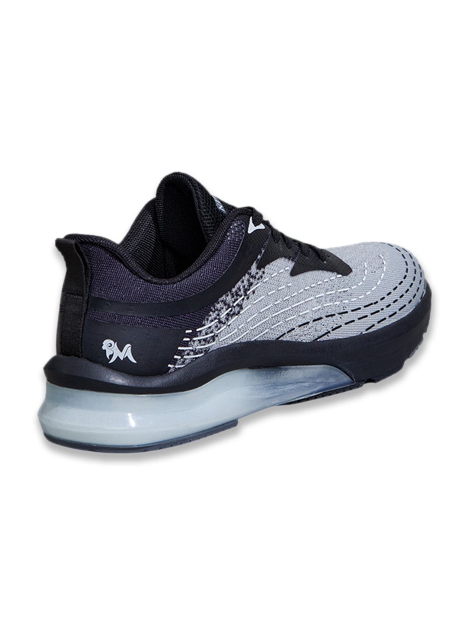 Neemans Men's The Comfornauts Steel Grey & Black Running Shoes