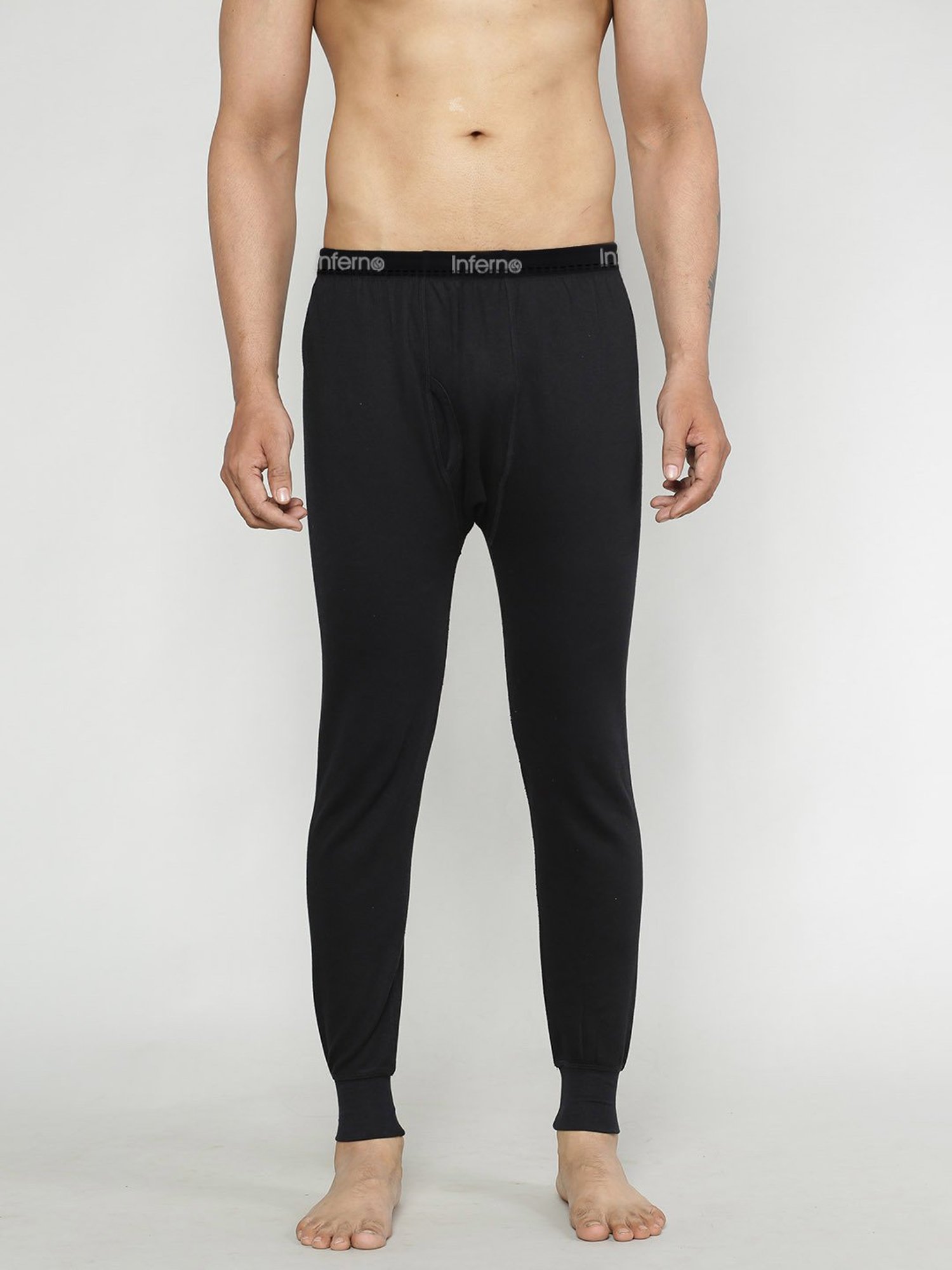 LUX Inferno Black Striped Thermal Bottom