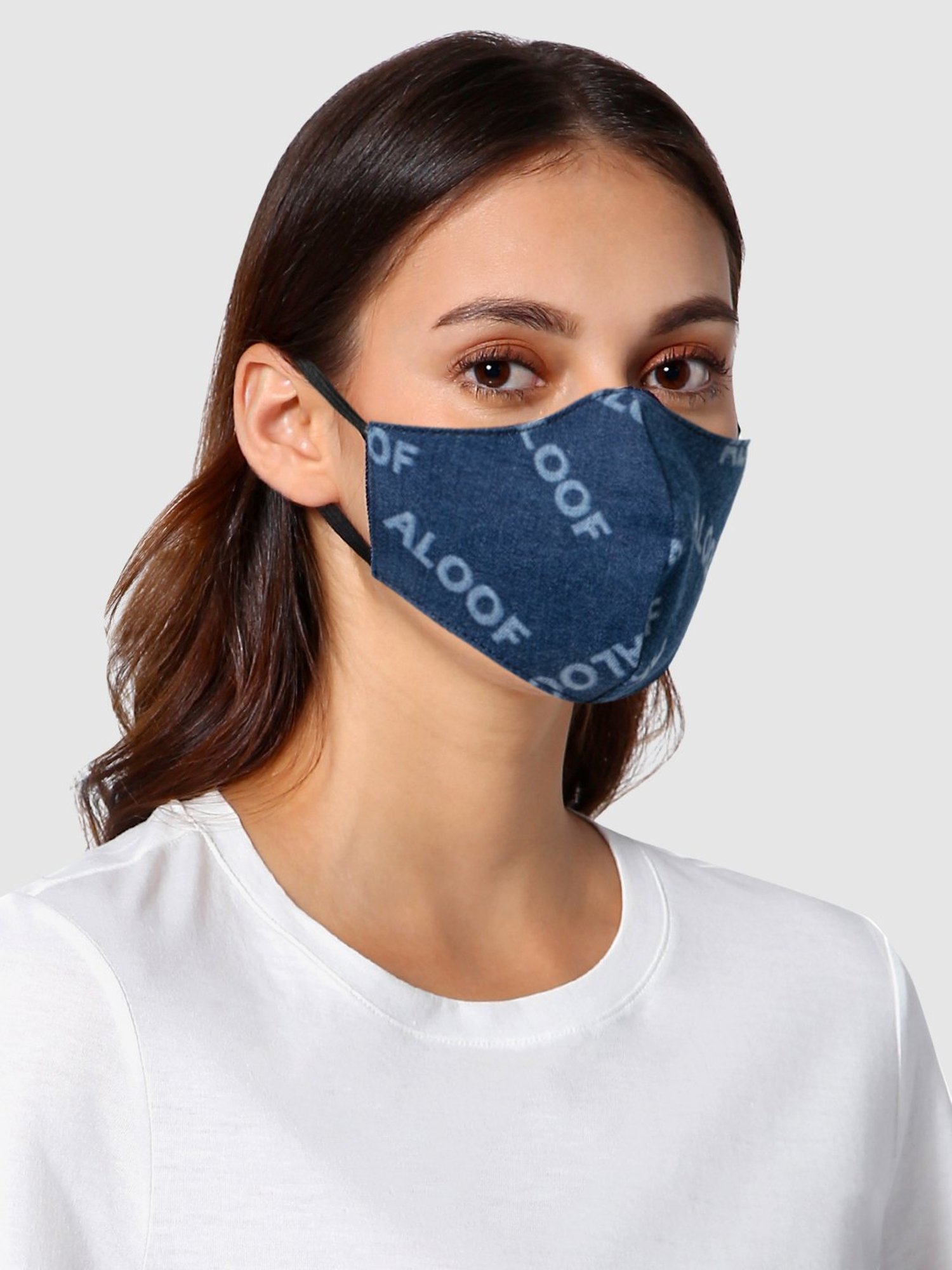 Only 3 Layered Reusable Face Mask (Medium) - Pack of 2