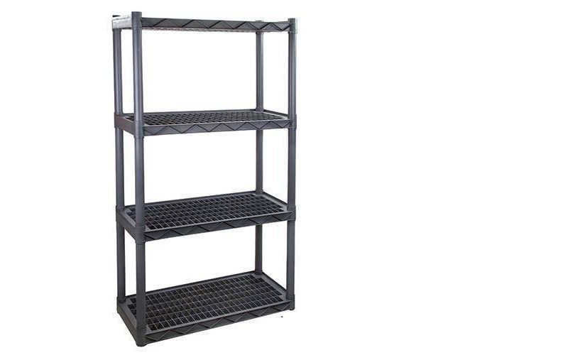 Plano 4 Shelf Utility Storage Gray