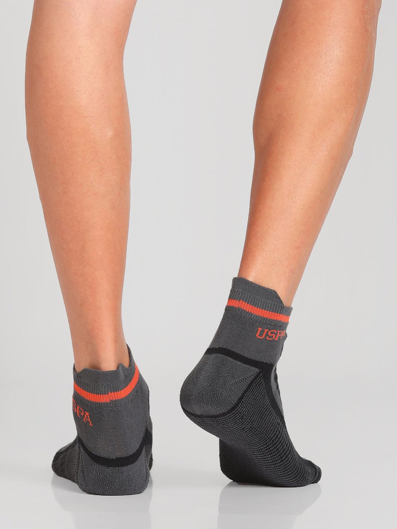 U.S. Polo Assn. Multicolor Ankle Length Socks - Pack of 3