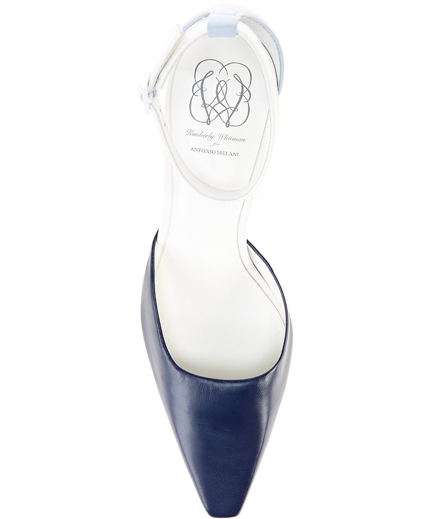 Antonio Melani x Kimberly Whitman Hydrangea Leather Pumps