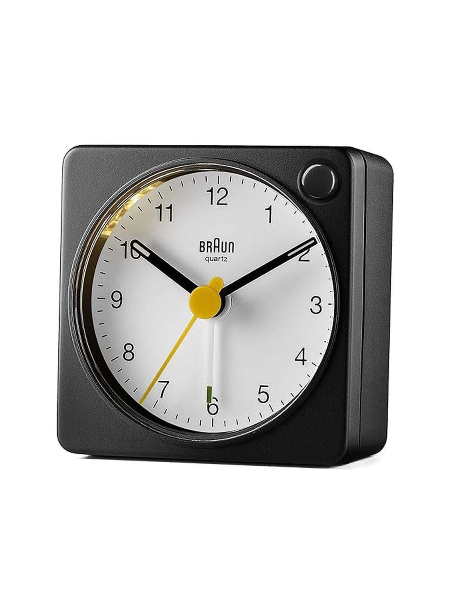 Braun Black Classic Large Analog Wall Clock With Silent Sweep Movement