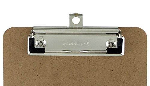 Trade Quest Memo Size 6'' x 9'' Clipboards Low Profile Clip Hardboard (Pack of 30) (Pen Not Included - For Scale Only)