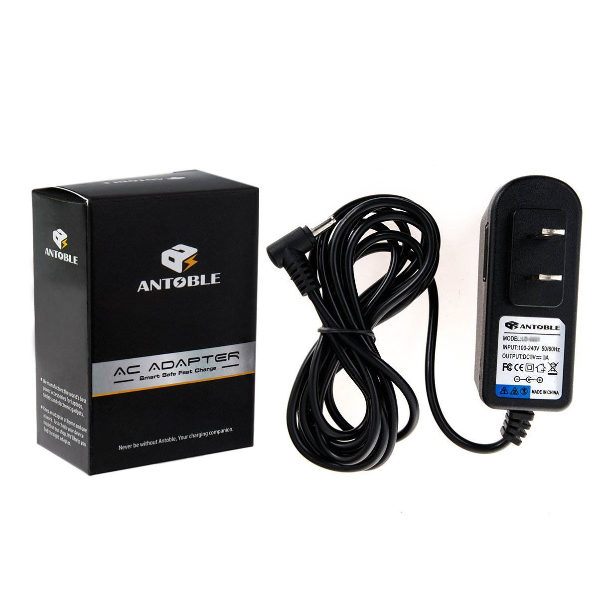 ANTOBLE 6.5ft Cord AC/DC Adapter for GPX PC101B PC301B Portable Compact Disc CD Player Power Supply Charger