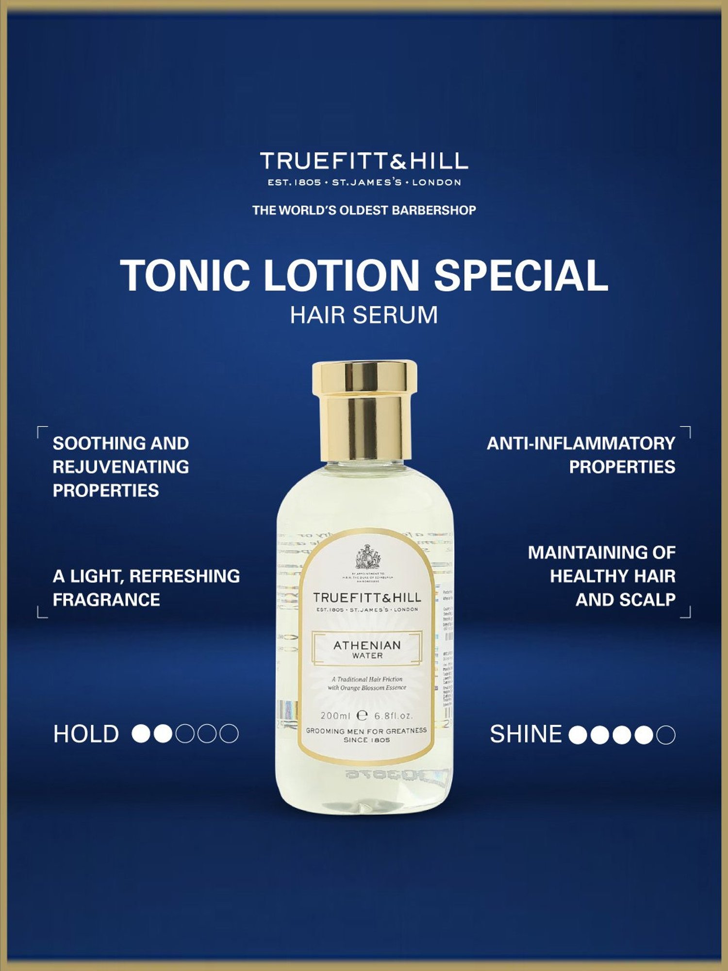 Truefitt & Hill Athenian Water Lotion 200 ml for Men