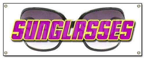 SUNGLASSES BANNER SIGN sunglass store sale signs