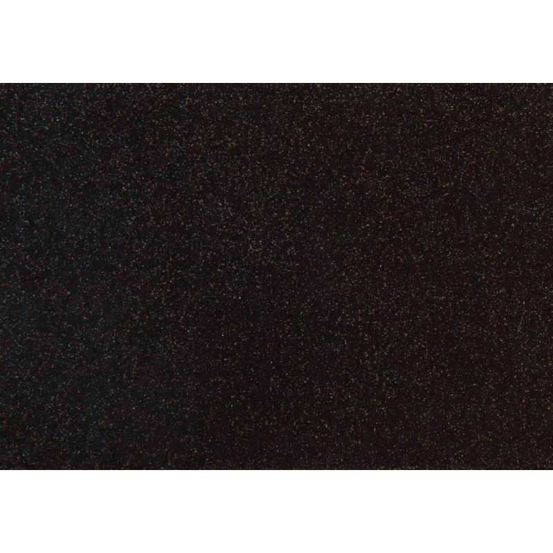 Metal Magazine End Table with Tempered Glass - Brown - EveryRoom