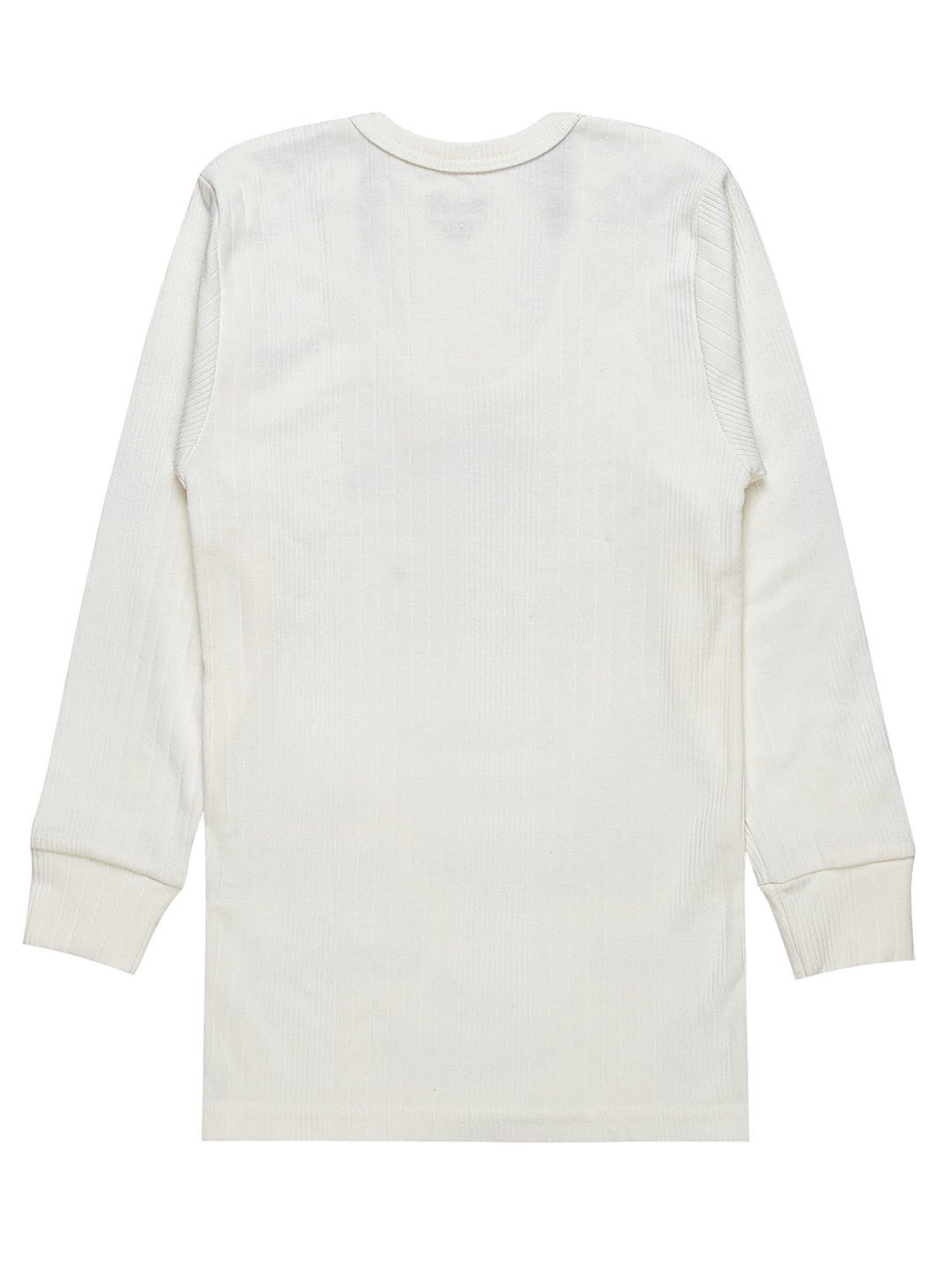 Bodycare Kids White Solid Full Sleeves Thermal Top
