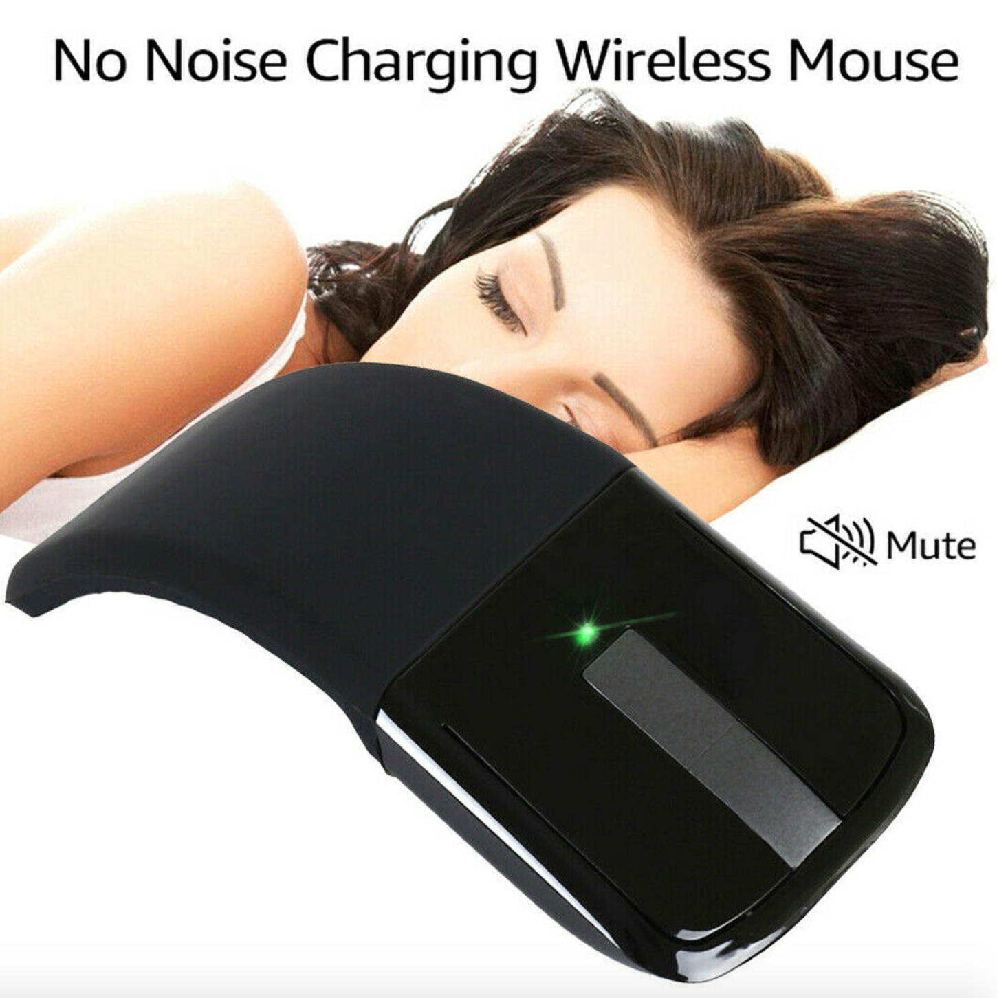 Wireless Foldable Mouse For Microsoft-Surface Arc Touch 3D Computer Mouse 2.4Ghz